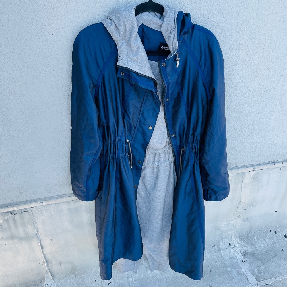 Hooded Zipper Raincoat